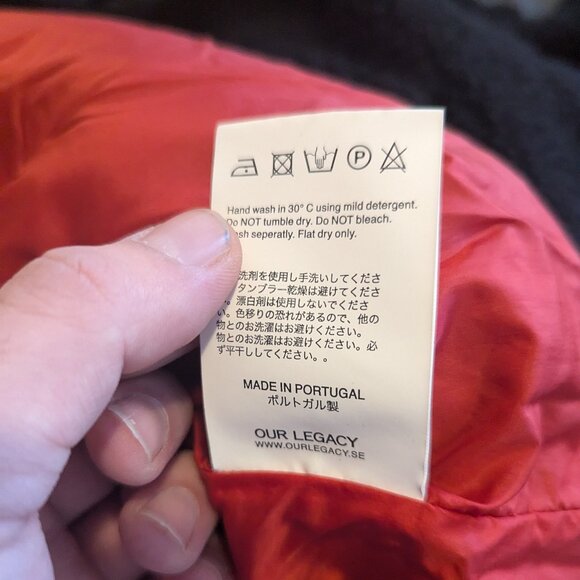 OUR LEGACY - Black teddy sweater - Sz 52 - Picture 7 of 8